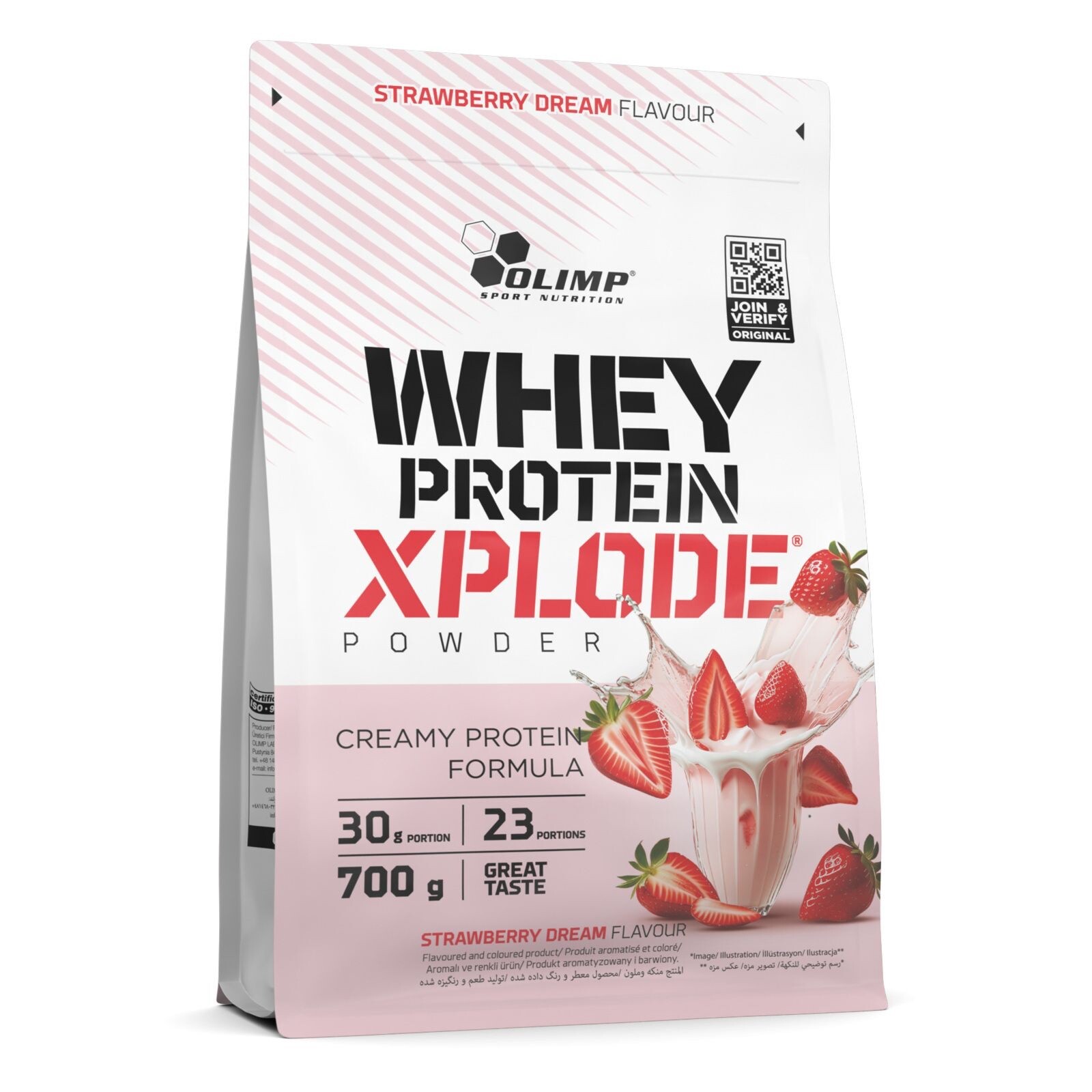 OLIMP NUTRITION WHEY PROTEIN XPLODE POWDER PROTEIN FORMULA 700G STRAWBERRY DREAM
