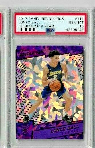 2017 Panini Revolution Lonzo Ball Chinese New Year PSA 10 RC