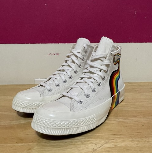Converse Chuck 70 Top Hi Pride Arco Iris Unisex 170821c Nuevo Mujer 10 Hombres 8 - Imagen 4 de 18