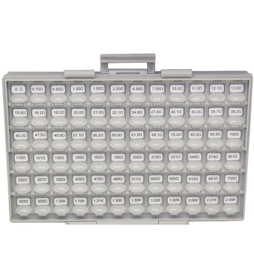 AideTek 1206 Size 144 Values 100PCS SMD SMT Sample EIA E-96 1% Resistor Kits - Picture 3 of 6