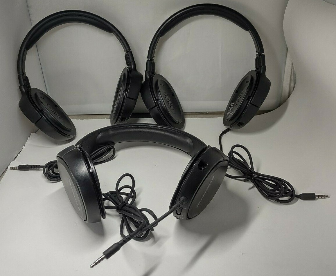 3x SteelSeries Arctis Wired Stereo Gaming Headset for PARTS/REPAIR!