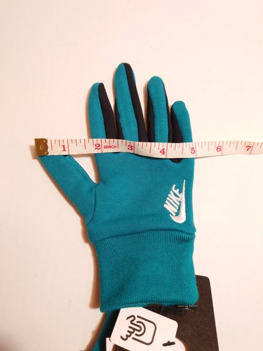 Nike Youth Small S Club Fleece Unisex Turquoise Teal Touch Phone Gloves New - Picture 9 of 12