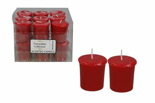 36PK Tranquility Scented Votive Candles 8 Hours Tealights Scents Decorative - Picture 2 of 13