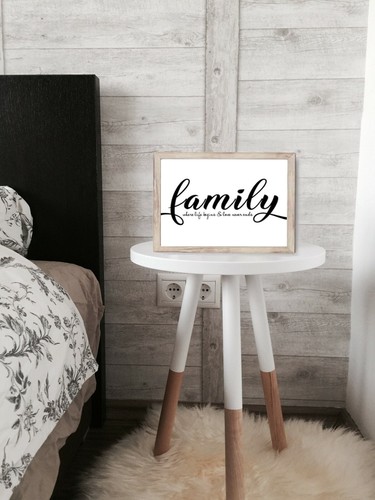 Family Quote Minimalist Wall Art Print. Great Decor A3 A2 A1 A0 - Bild 5 von 5