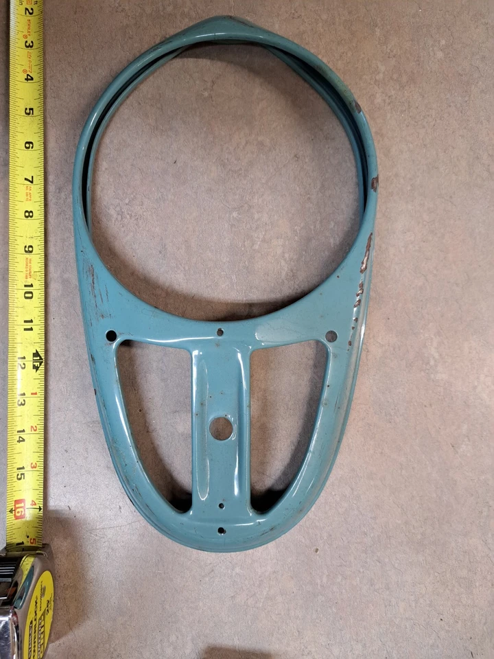 1 par de biseles de anillos de metal para faros de flujo de aire Chrysler 1935 L&R Foto 2 de 4