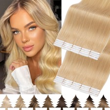 CLEARANCE Thick Tape In 40pcs 100g Remy Human Hair Extensions Seamless Skin Weft