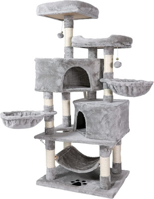 Cat Tree for Indoor- Multi-Level for Big Cats -Cat Condo Climbing Tower-Pet Play