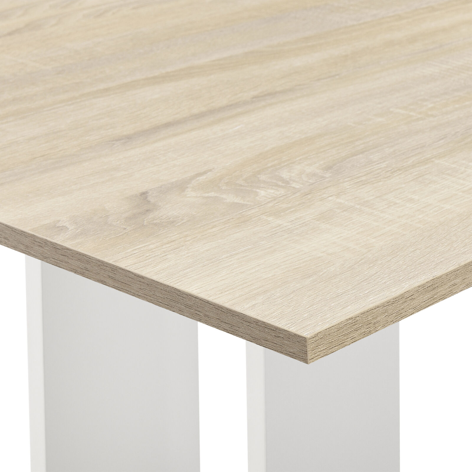 [en.casa] Esszimmertisch Esstisch Tisch Küchentisch Bürotisch 78x65x65cm Eiche