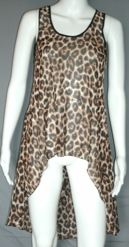 Tanque Junior-Transparente-Hi/Lo-Sin mangas - 100% poliéster-Racerback-Rue21-Talla M,L,XL - Imagen 10 de 19
