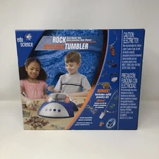 EDU SCIENCE ELECTRIC ROCK TUMBLER WITH BONUS JEWELRY REFILL KIT NEW IN BOX