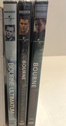 NEW Jason Bourne Trilogy 3 DVD Movie Collection, Identity, Supremacy, Ultimatum - Imagen 3 de 3