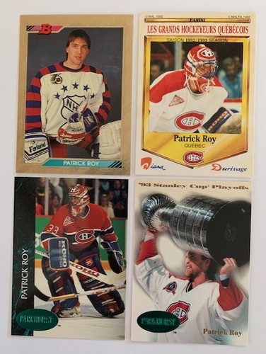 PATRICK ROY -Montreal - 1992-93 tarjetas de inserción/paralelo/SP/base - Tú eliges - Envío gratuito - Imagen 2 de 10