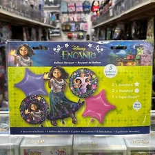 DISNEY ENCANTO Happy Birthday Party Favor 5CT Foil Balloon Bouquet