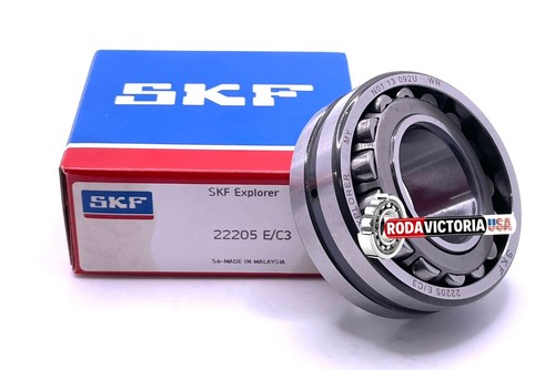 Roulement à Rouleaux Sphériques SKF 22205 E C3 - 25x52x18 Mm - Neuf D'origine - Pour Transmission