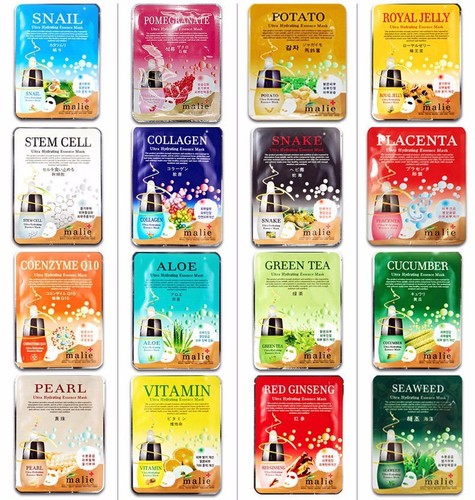 10 Packs Moisture Essence Face Mask Sheet Collagen Korea Beauty Facial Skin Care - Picture 3 of 22