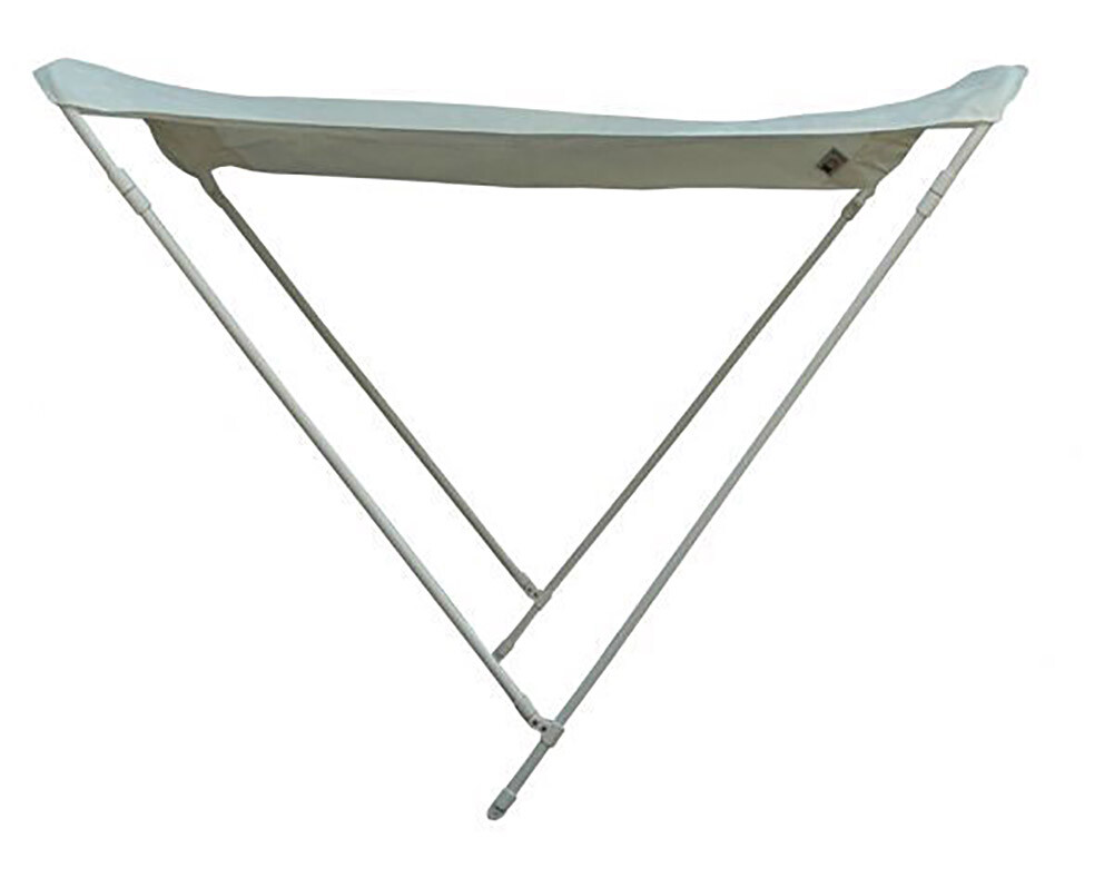 Deluxe 3-Stangen Edelstahl Bimini Top 200-213cm Breite Farbe