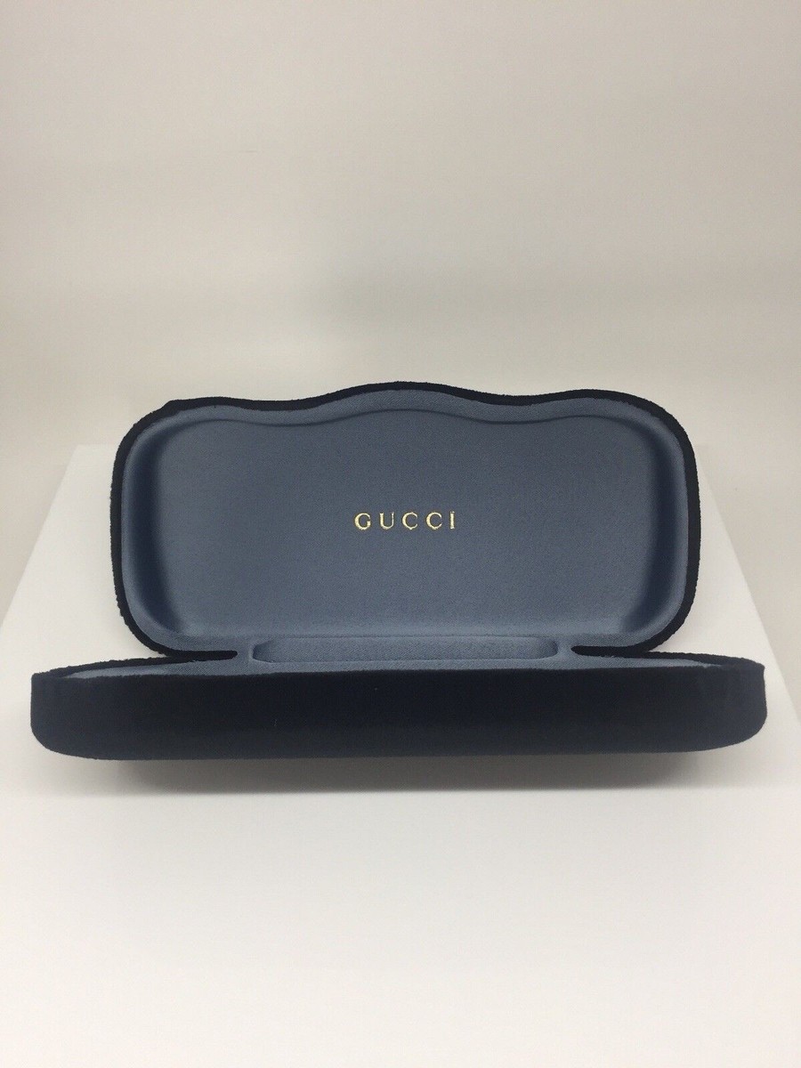 New LARGE Black Gucci Case Hard Shell Sunglasses & Eyeglasses