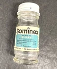 Vintage Sominex Empty Bottle-Sleep-16Tablets-J.D. Williams Co.-2 1/2 x 1"