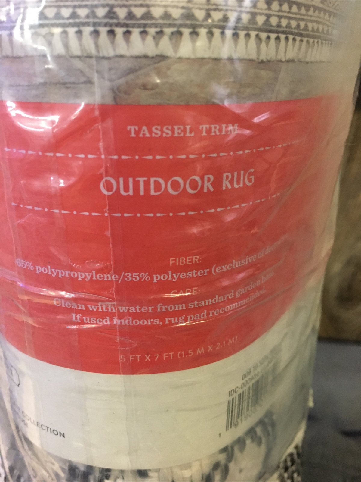 patio rugs 5x7 Ft White And Grey for sale online eBay