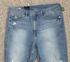 Gap 16 Women  s Vintage Slim Leg Fit High Rise Waist Jeans Stretch 33 / 16R Nwt