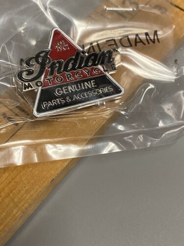Genuine Indian Motorcycle Pins, Vintage Rare, Parts & Accessories Badge Metal - Picture 3 of 4