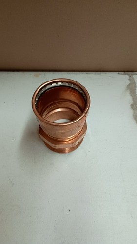 Viega 20828 3" x 3" ProPress XL-C Copper Male Thread Adapter, Press x MPT