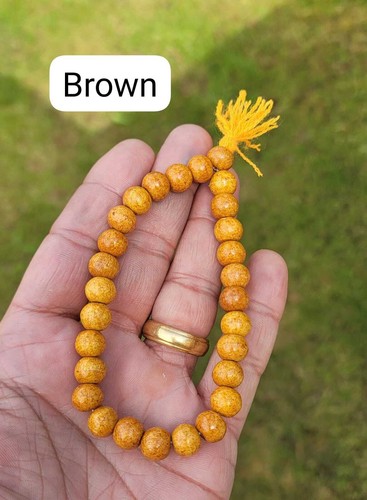 Holz Yogic Perlen Meditation Gebet Perlen Sikh Simrana Heilung Armband CCC - Bild 4 von 12