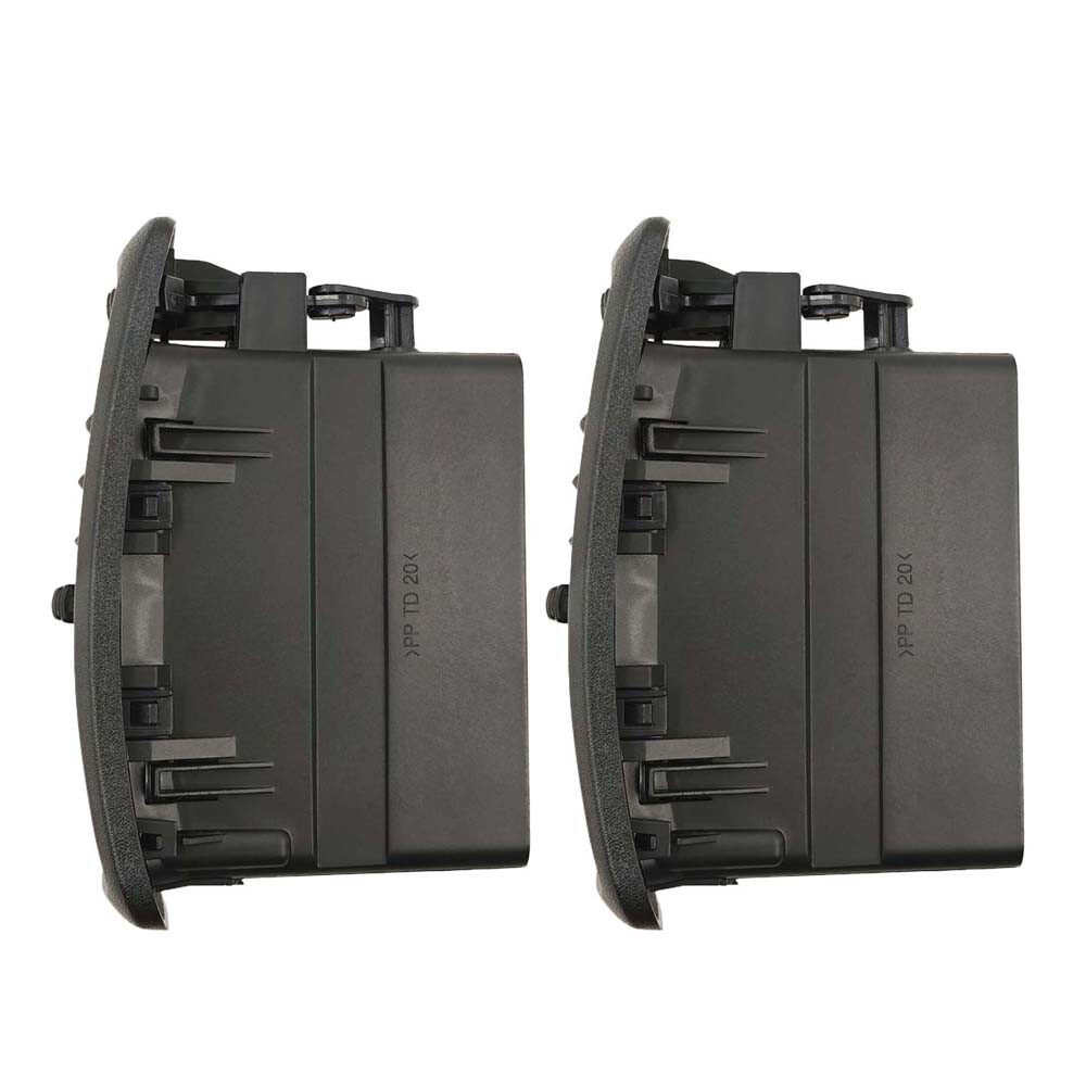 Grille ventilation Trafic 2 orientable en ABS noir haute résistance x2 - 4