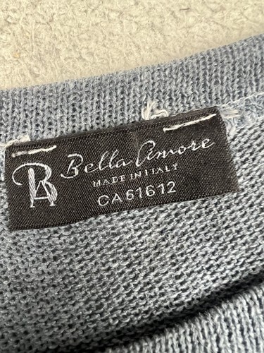 Bella Amore Shirt Womens Large Oversized Pullover Y2K Boho Italy Sweater Flowy - Picture 3 of 11