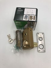 Serratura a battente Amig per porte in legno, 66 x 120 mm, acciaio dorato, si...