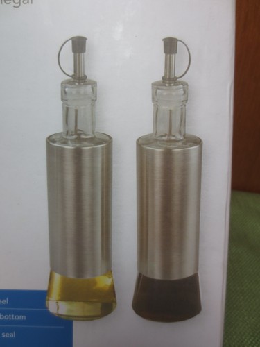 MICHAEL GRAVES DESIGN 2 PIECE 10 OZ. STAINLESS STEEL OIL AND VINEGAR SET - Picture 2 of 6