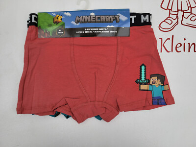 Boxershorts Minecraft 2er Pack Größe 116 134 152