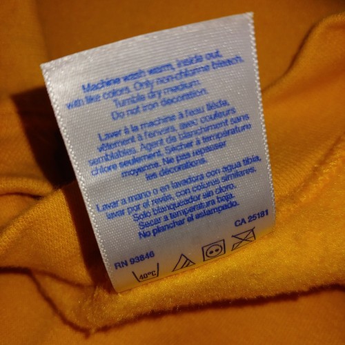 West Virginia University Sweatshirt Men L Gold Crew Neck WVU Mountaineers - Picture 5 of 7
