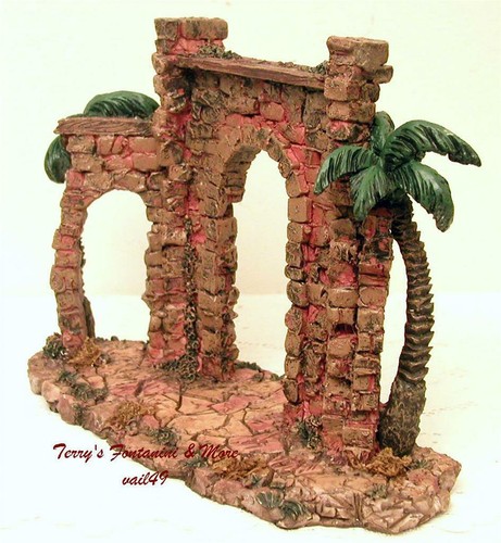 KMART TRIM A HOME VILLAGE TOWN GATE NATIVITY FOR USE w/4"- 5"FONTANINI MIB - Picture 3 of 7
