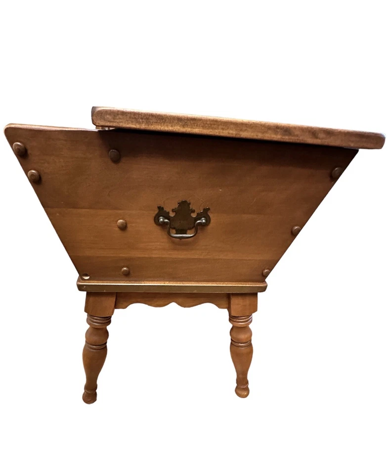 Набор середины века колониальный стиль откидной верх конец/боковые столики: (тесто) - Изображение 2 из 4