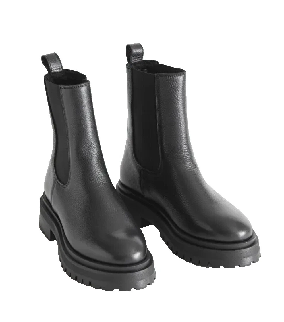 Parte superior de cuero negro Botas & Other Stories para Mujeres