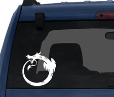 Ouroboros Uroboros - Dragon eating tail Cycle ancient - Car Tablet Vinyl Decal