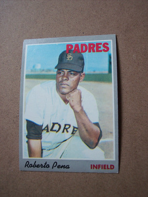 1970 Topps baseball Roberto Pena card #44 VG