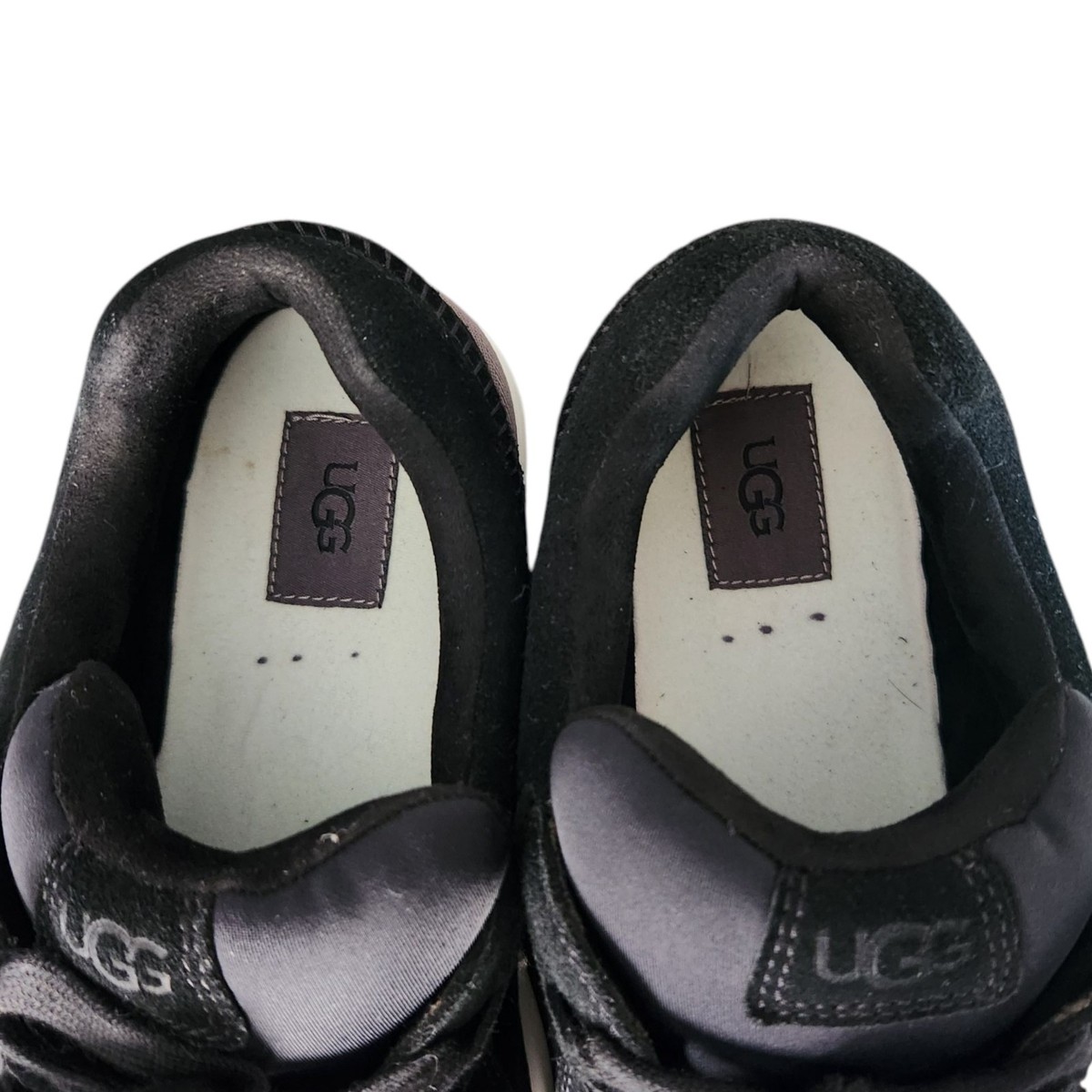UGG Goldencush LT Platform Black Leather Sneakers Women's US 10