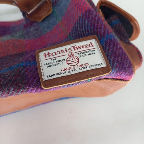 Harris Tweed Handbag Tweed and Leather LOT MM23 RDC - Picture 2 of 7