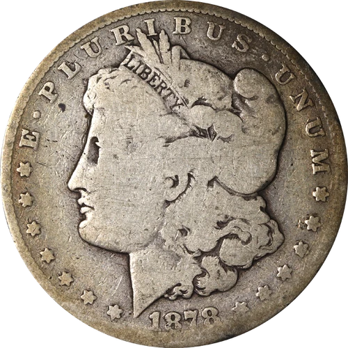1878-CC Morgan Silver Dollar
