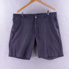 Faherty All Day Shorts Mens 36 Dark Gray Heather Hybrid Stretch Performance