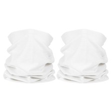 2pcs Winter Neck Warmer Windproof Neck Gaiter White
