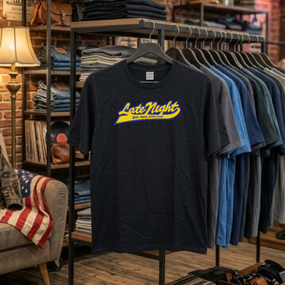 Vintage 1982 Late Night With David Letterman Men's T-Shirt