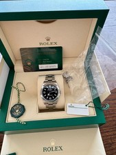 Rolex Explorer 124270 36mm Full Set Black Steel