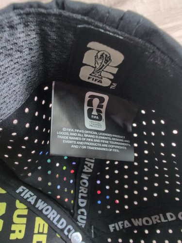 Cappello impermeabile regolabile snapback nero Coppa del Mondo FIFA 2026 nuovo con etichette - Foto 8 di 10