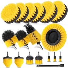 18 Pcs Drill Brush Attachments Set,Drill Brush for Car Detailing 18