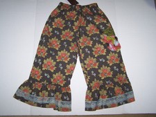 NWT Matilda Jane Girl Pants Size 6 Elastic Waist Field Trip Thelma Floral Ruffle