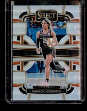 DiJonai Carrington 2024 Panini Select WNBA #18 Prizms Silver Connecticut Sun