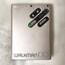 Sony Walkman WM-DD Silver Stereo Cassette Player Rare Used Japan Limited